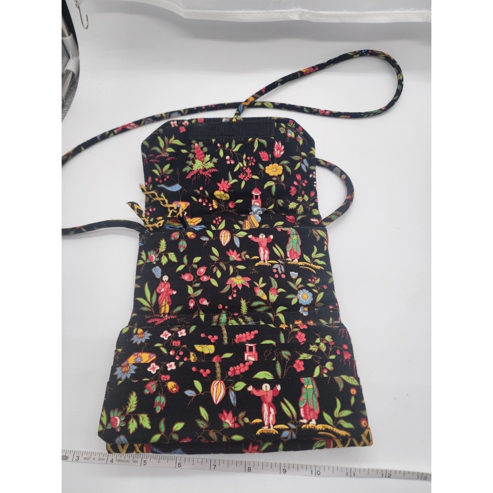 Vintage Vera Bradley Tote Purse And Crossbody Wallet Set- Ming Pattern- EUC - Picture 4 of 12